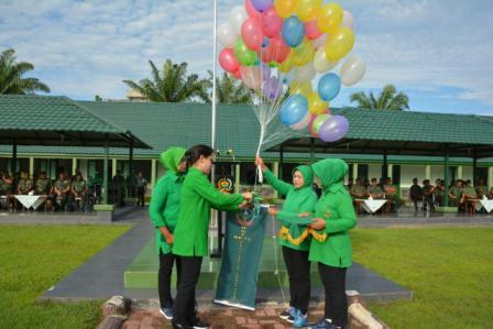 Persit Kartika Chanra Korcab Rem 023/KS Gelar Pekan Olah Raga Antar Cabang